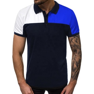 2022 Golf para hombre Polo Logo personalizado bordado 100% algodón liso Color sólido tejido de punto personalizable Polo camiseta - Product Image 3