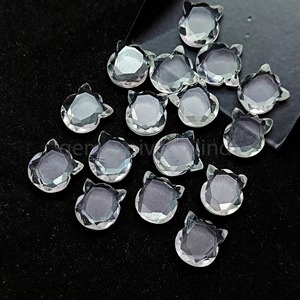 Cuarzo de cristal natural tallado a mano en forma de ojo de gato de 12 mm, piedra suelta tallada para fabricación de joyas, venta al por mayor, suministro a granel - Product Image 6