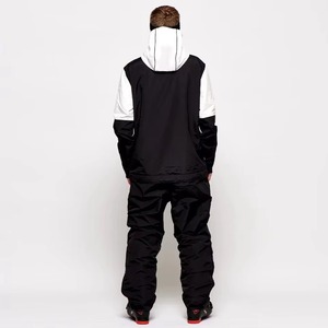 Traje de Esquí para Adultos, Cálido e Impermeable, Mono de Nieve de Una Pieza |   Sudadera con Capucha y Cremallera, Colores Personalizados, Logotipo, Precio de Fábrica, Diseño Gratuito, Maqueta - Product Image 1