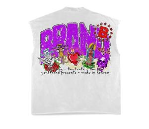 Camiseta de Manga Corta para Hombre, Nueva Colección 2026, de Alta Calidad, 100% Algodón, Estilo Urbano, Marca de Moda, con Diamantes - Product Image 5