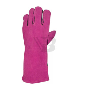 High Quality Cow Hide Leather Welding Work <b>Gloves</b> Full Hand Safety Anti-Heat & Waterproof Construction Welder <b>Gloves</b> - Product Image 6