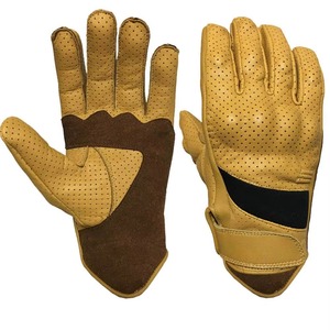 Guantes de Entrenamiento Resistentes Unisex, Transpirables, de Cuero, con Protección para los Nudillos, Pantalla Táctil, Cierre de Velcro, para Deportes y Ciclismo - Product Image 1