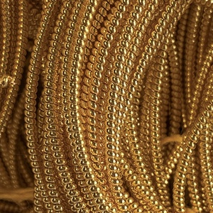 Gimp Wire Copper Zardosi Broderie Stiff Wire French Stiff wire in Green Color - Product Image 1