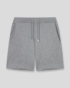 Mid Waist Smoke Grey Summer Shorts for Men's Custom Design Elastic Waist Breathable Solid Color Front Logo 100% Cotton Low Price - Product Image 1
