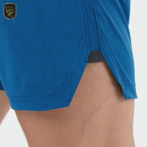 Shorts pour hommes, athlétiques, pour la salle de sport, la remise en forme, la course à pied, le sport, 100% coton, solides, doux, respirants, légers, décontractés, pour l'été, pour l'extérieur - Product Image 6