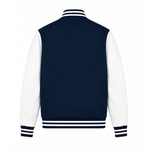 BIRLAG SPORTS OEM Custom Men's Varsity Jacket 100% Wool Eco-Friendly Breathable Autumn Season Custom Logo Options <b>Plain</b> Design - Product Image 2