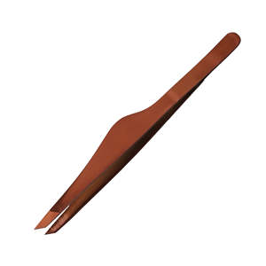 Pinzas Profesionales para Depilar Cejas, Diseño Inclinado, Acero Inoxidable, Recubrimiento de Papel Elegante, Precio al por Mayor, Tendencia en Moda - Product Image 1