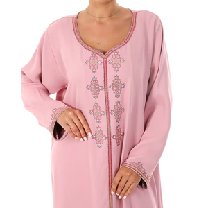 Stylish Arabian Jalabiya Dress for Women Lightweight Breathable Modest Wear Long Islamic Gown - Product Image 6