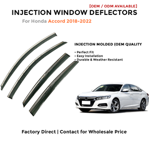 Deflector de Viento para Honda Accord 2018-2022, Protector Solar y de Lluvia, Visera para Ventana de Coche - Product Image 2