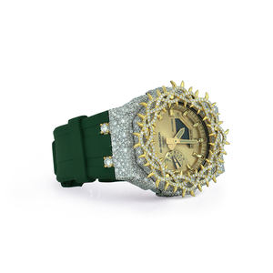 Montre Thorns Bezel G-Sh0ck avec halo de diamants en forme de flamme, montre-bracelet de mode haut de gamme, prix le plus bas jamais atteint - Product Image 4