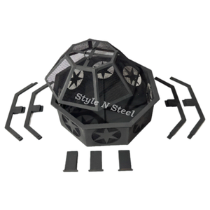 <b>Fire</b> <b>Pit</b> With Stick Heat Resistant Paint Freestanding Design Coal/Wood Burning Outdoor & BBQ - Product Image 2