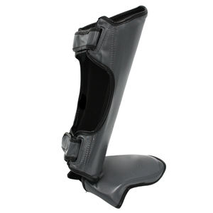 Novedad 2026: Protectores de Espinilla Universales Personalizados de Cuero Genuino para Boxeo y Kickboxing con Protección de Empeine - Product Image 6