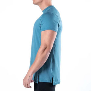 เสื้อยืดออกกำลังกายผู้ชาย ผ้าฝ้าย 100% ทรงหลวม พิมพ์ลายพร้อมออกแบบโลโก้ตามสั่ง - Product Image 2