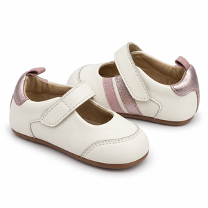 Chaussures Mary Jane unisexes en cuir véritable avec soutien de la voûte plantaire, semelle antidérapante, fermeture auto-agrippante, plates décontractées, tailles 13-24 mois - Product Image 5