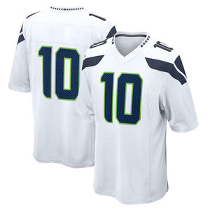 Maillot de football américain respirant à manches courtes pour adultes, 100 % polyester, antibactérien - Product Image 1