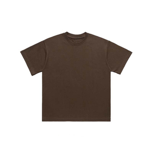 Camiseta Oversize Personalizada para Hombre, Algodón Pesado, Lisa, Estilo Urbano, Ajuste Holgado, Hombro Caído, Suministro OEM ODM - Product Image 4