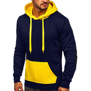 Ventes en gros de sweats à capuche pour hommes en grande taille, coupe-vent et respirants, couleur unie, OEM, nouvelle arrivée, prix bas personnalisé pour l'hiver - Product Image 4