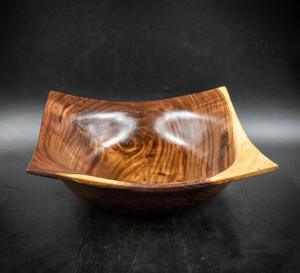 Precio al por mayor de fábrica, diseño único hecho a mano, Plato cuadrado de madera de acacia tallado, plato de madera utilizado para servir aperitivos - Product Image 4