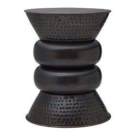 Table d'appoint fonctionnelle en métal, idéale pour les intérieurs compacts, avec un design à structure ouverte, facile d'entretien et dotée d'un matériau durable. - Product Image 3