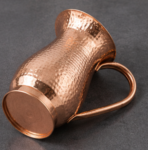 Carafe en cuivre avec poignée, design vintage, grande capacité, vaisselle pour la salle à manger, carafe isotherme de qualité supérieure à grande capacité - Product Image 3