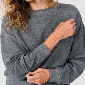 Sudadera Personalizada con Bordado de Alta Calidad, Estilo Holgado, para Mujer, de Forro Polar, Cuello Redondo, Unisex, de Alta Calidad - Product Image 2