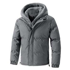 2026 Winter <b>Waterproof</b> Reversible <b>Parka</b> for Men Padded Eco-Friendly Plus Size Thick Fleece Warm Winter Coat - Product Image 1