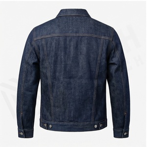 Nuevo logotipo personalizado Diseño elegante Fácil de usar Chaquetas de hombre, chaquetas de hombre, chaqueta para hombre Chaqueta de mezclilla de tendencia Hombres - Product Image 3