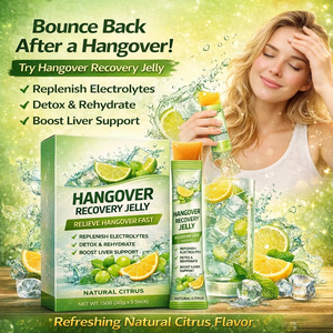 Gomitas <span class=keywords><strong>Anti</strong></span>-<span class=keywords><strong>Resaca</strong></span> Antes y Después de Beber Alcohol, Ayudan a Metabolizar los Residuos Tóxicos del Alcohol - Product Image 1