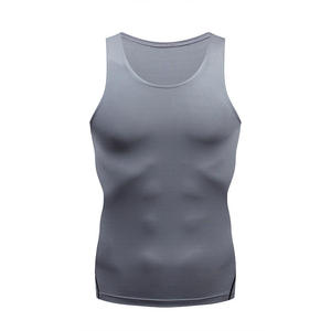 Débardeur Femme Nouvelle Collection Sans Manches en Polyester/Coton Écologique Respirant Séchage Rapide Toile Teintée Unie Col Carré Haut de Gamme - Product Image 1