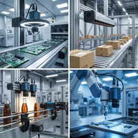Scheda Sensore di Visione Artificiale ENIG ad Alta Affidabilità per Acquisizione Immagini Industriali PCB 8-10 Strati HDI FR4 ad Alto Tg ISO9001