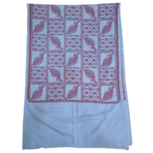 Bufanda/Pashmina de Cachemira 100% Personalizable BENEDETTO, Chal de Lujo para Mujer, Calentador de Cuello Bordado, Tradicional y Elegante - Product Image 6