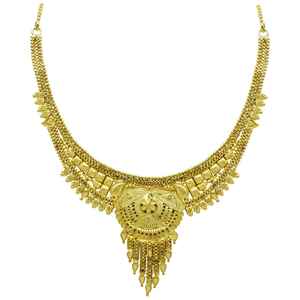 Joyería de Moda al por Mayor, Juego de Joyería de Boda Chapada en Oro de 14K, 18K y 24K, Juego de Joyería Nupcial Tradicional - Product Image 4