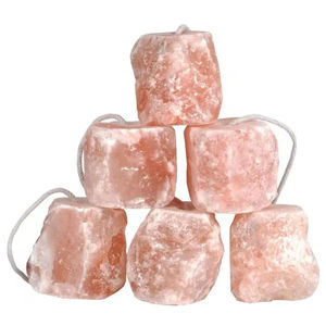 Sel rose de l'Himalaya naturel de haute qualité, forme naturelle, export premium, avec corde de suspension pour la digestion des bovins et des chiens Demaro - Product Image 5
