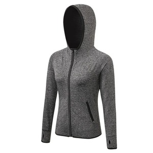 Chaqueta Deportiva con Capucha para Mujer, Personalizada, de Secado Rápido, con Bolsillos Laterales, Cierre de Cremallera, Poliéster/Nailon, Ligera, Manga Larga - Product Image 3