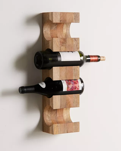 Wood Wine Bottle Standing Storage Rack Factory Price Natural Solid Wood Wine Bottle Holder - Product Image 5