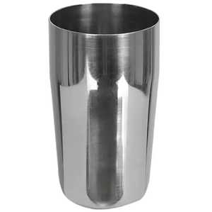 Wide Flared Rim Stainless Steel Glass Conical Water Tumbler Unique Shape Metal Lassi Cup Ice Cream Juice Drinking Glassware - Product Image 1