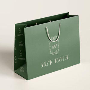 Custom Logo Luxury Eco Friendly <b>Paper</b> Shopping Bags <b>Biodegradable</b> Packaging for Shoes Socks Clothing OEM Factory Supplier - Product Image 2