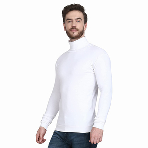 Pull à col roulé OEM, pull à col roulé pour homme en marque privée, pull à col roulé en tricot de haute qualité, pull à col roulé coupe classique - Product Image 4