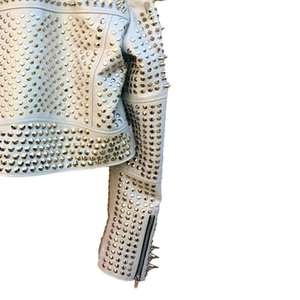 Chaqueta Safari de Invierno para Hombre, Servicio OEM, Cuero Genuino Recubierto, Cuello Alto, Impermeable, Denim Teñido Liso, Patrón Estándar - Product Image 4