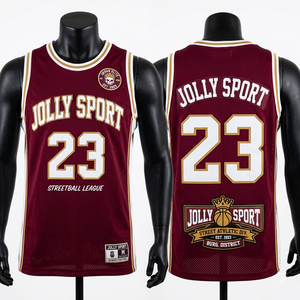 Breathable Mesh Basketball Jersey Maroon Gold Panel Custom <b>Logo</b> 100% cotton T-shirt for men loose fit printed - Product Image 1