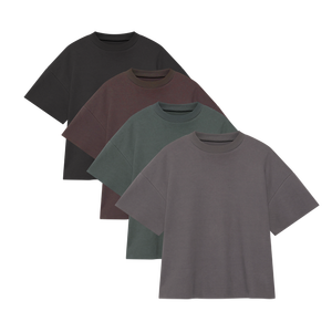 เสื้อยืดโอเวอร์ไซส์แบบยูนิเซ็กส์ สวมใส่สบาย ทรงหลวม ผ้าฝ้ายเนื้อนุ่ม ทันสมัย สไตล์สตรีทแวร์ เหมาะสำหรับใส่ทุกวัน เสื้อยืดผู้ชาย - Product Image 4