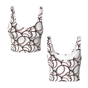 Sujetador Deportivo Sublimado para Mujer, con Soporte Frontal Alto, Efecto Push-Up, para Ejercicio, Entrenamiento, Fitness al Aire Libre, Elástico, Fácil de Lavar, Transpirable - Product Image 1