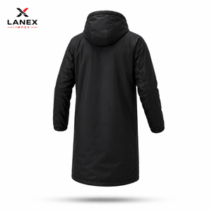 Kids Waterproof Winter Swim Parka Jacket with Hood Custom Long Coaches <b>Coat</b> Windproof Fleece Lined Warm Changing <b>Robe</b> for Sports - Product Image 3