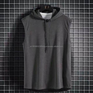 Sweat-shirt à capuche personnalisé pour homme, veste de sport respirante, débardeur de gym et sweat-shirt sans manches en taille XL, motif imprimé - Product Image 5