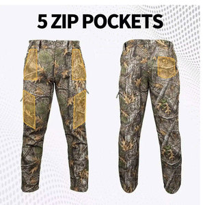 Pantalon de chasse au design moderne, en polaire doux, avec poche zippée, en vente en ligne - Product Image 5