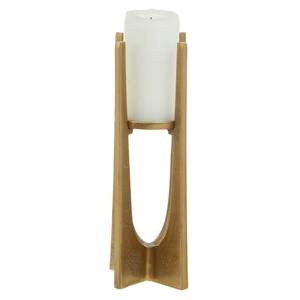 Vintage Casted Metal <b>Pillar</b> <b>Candle</b> Holder Nordic Geometric Single Taper Stand Luxury Abstract Decorative Centerpiece Home Decor - Product Image 5