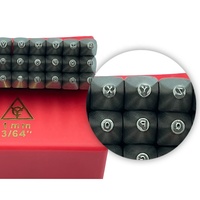 1mm 3/64 inch Steel Letter Punch Set A-Z 27pcs Cr-V 6150 HRC 58-62 Name Stamping Heavy Duty OEM/ODM Taiwan