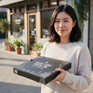 Caja de Pizza Personalizada con Impresión a Medida para Empaque de Comida Rápida, Caja de Pizza de Cartón Corrugado para Restaurante y Cafetería - Product Image 3