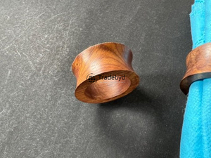 Elegante Anillo para Servilletas de Madera Hecho a Mano, Decoración de Mesa de Comedor, Accesorios de Lujo para Mesa de Boda de Hotel por Tradebyd - Product Image 2