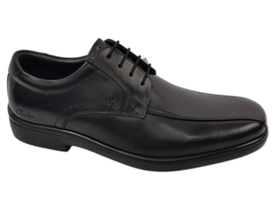 Chaussures Oxford en cuir véritable marron pour homme, bout rond, à lacets, respirantes, style marche toutes saisons - Product Image 1